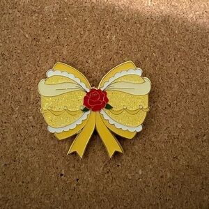 Loungefly Disney Princess Glitter Bow Blind Box Enamel Pin - Belle